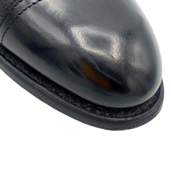 The Office of Angela Scott Mr. Colin Black Leather Double Monk Strap Loafer 41 - Picture 15 of 15